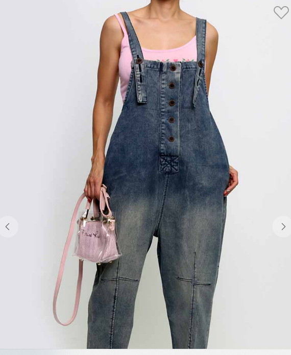 denim jumpsuit