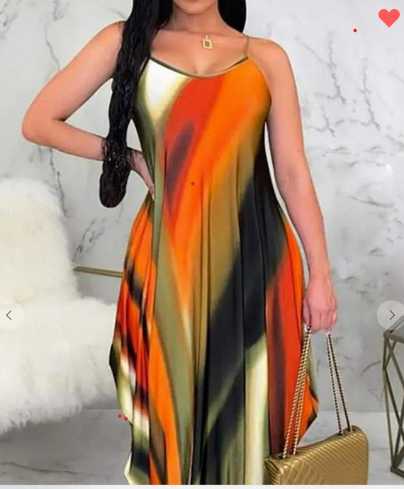 tye dye dress